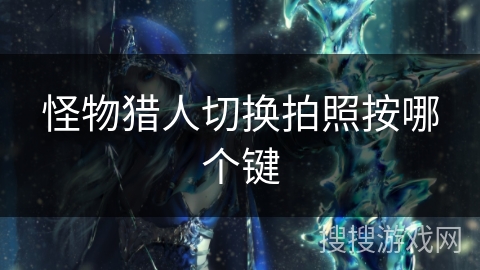 怪物猎人切换拍照按哪个键