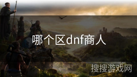 哪个区dnf商人