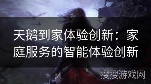 天鹅到家体验创新：家庭服务的智能体验创新