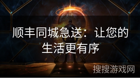 顺丰同城急送：让您的生活更有序