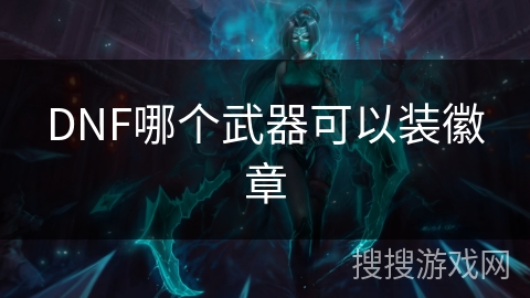 DNF哪个武器可以装徽章 DNF哪个武器可以装徽章