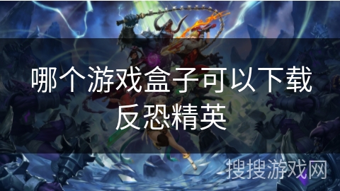 哪个游戏盒子可以下载反恐精英