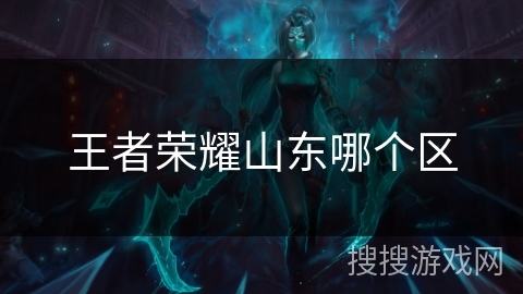 王者荣耀山东哪个区