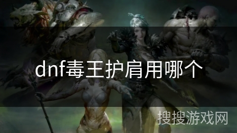 dnf毒王护肩用哪个