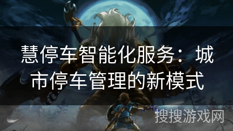 慧停车智能化服务：城市停车管理的新模式