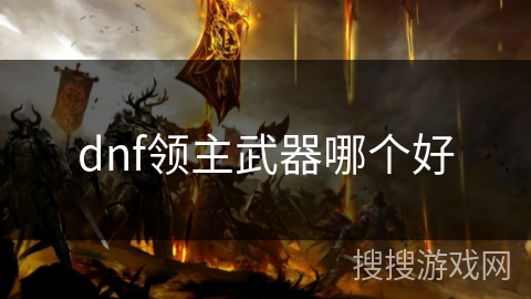 dnf领主武器哪个好