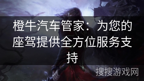 橙牛汽车管家：为您的座驾提供全方位服务支持