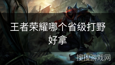 王者荣耀哪个省级打野好拿