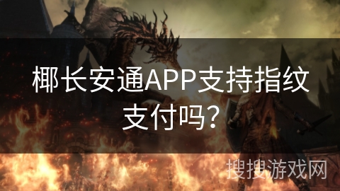 椰长安通APP支持指纹支付吗？