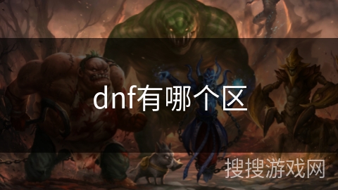 dnf有哪个区
