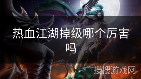 热血江湖掉级哪个厉害吗