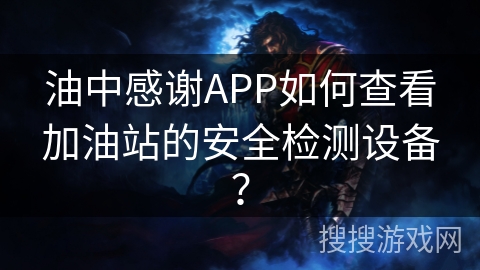 油中感谢APP如何查看加油站的安全检测设备？