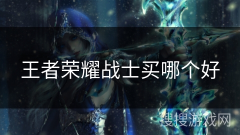 王者荣耀战士买哪个好