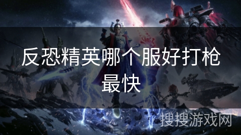 反恐精英哪个服好打枪最快