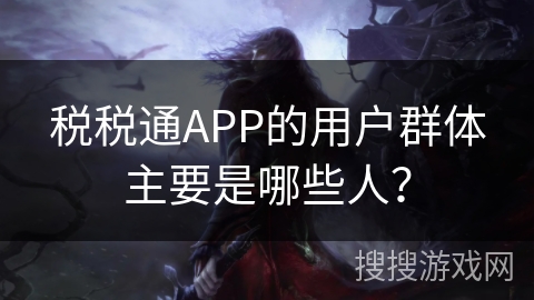 税税通APP的用户群体主要是哪些人？