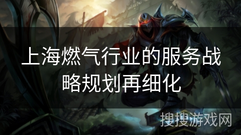 上海燃气行业的服务战略规划再细化 上海燃气行业的服务战略规划再细化