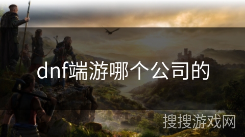 dnf端游哪个公司的