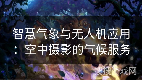 智慧气象与无人机应用:空中摄影的气候服务 智慧气象与无人机应用:空中摄影的气候服务