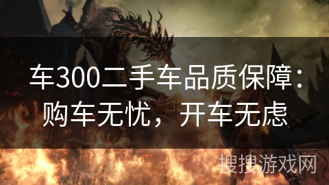 车300二手车品质保障：购车无忧，开车无虑