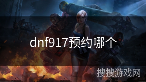 dnf917预约哪个