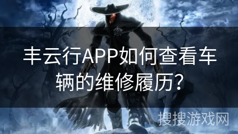 丰云行APP如何查看车辆的维修履历？