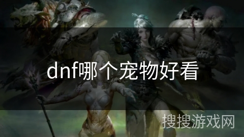 dnf哪个宠物好看