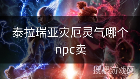 泰拉瑞亚灾厄灵气哪个npc卖