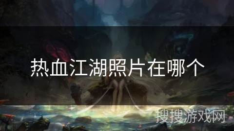 热血江湖照片在哪个