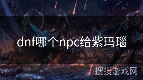 dnf哪个npc给紫玛瑙 dnf哪个npc给紫玛瑙