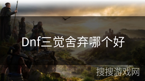 Dnf三觉舍弃哪个好