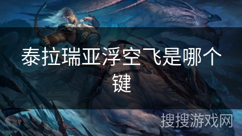 泰拉瑞亚浮空飞是哪个键