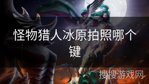 怪物猎人冰原拍照哪个键