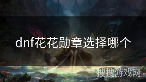 dnf花花勋章选择哪个 dnf花花勋章选择哪个