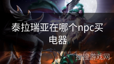 泰拉瑞亚在哪个npc买电器
