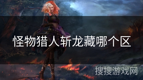 怪物猎人斩龙藏哪个区