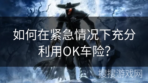 如何在紧急情况下充分利用OK车险？