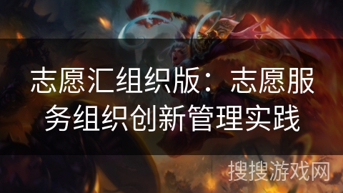 志愿汇组织版：志愿服务组织创新管理实践