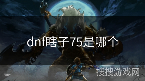 dnf瞎子75是哪个
