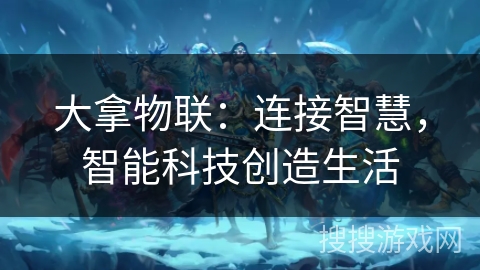 大拿物联：连接智慧，智能科技创造生活