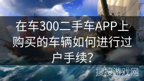 在车300二手车APP上购买的车辆如何进行过户手续？