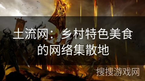 土流网：乡村特色美食的网络集散地