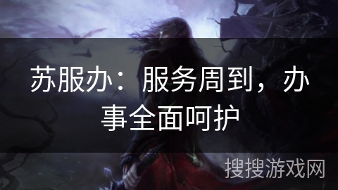 苏服办：服务周到，办事全面呵护