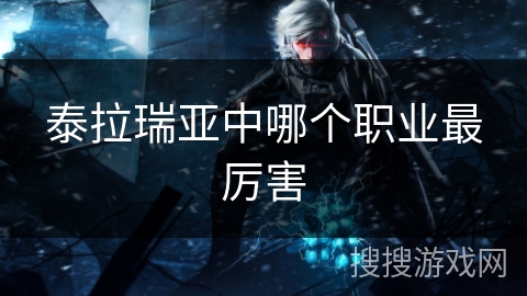 泰拉瑞亚中哪个职业最厉害