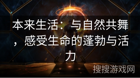 本来生活:与自然共舞,感受生命的蓬勃与活力 本来生活:与自然共舞,感受生命的蓬勃与活力