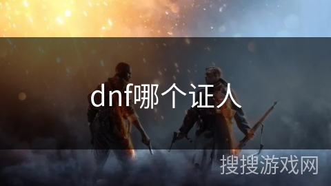 dnf哪个证人