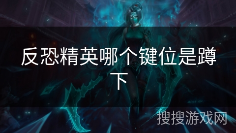 反恐精英哪个键位是蹲下