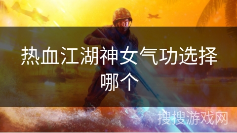 热血江湖神女气功选择哪个