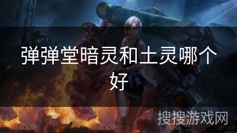 弹弹堂暗灵和土灵哪个好