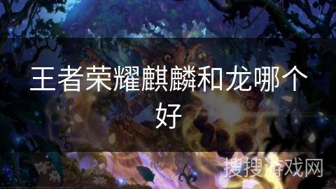 王者荣耀麒麟和龙哪个好