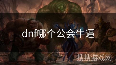 dnf哪个公会牛逼 dnf哪个公会牛逼